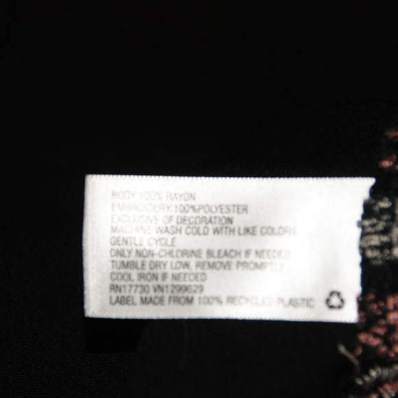 New KNOX ROSE Black Embroidered Kimono Jacket [B6] - Picture 6 of 7